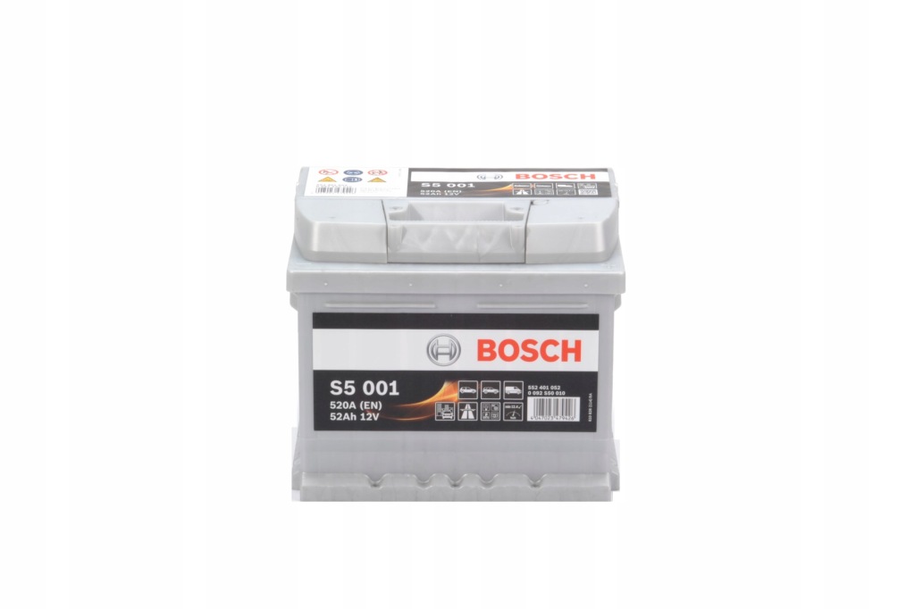 Купити Акумулятор bosch s5 52ah 520a l- s5001