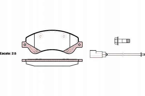 фото №1, Roadhouse тормозные колодки тормозные ford tourneo connect 1.
