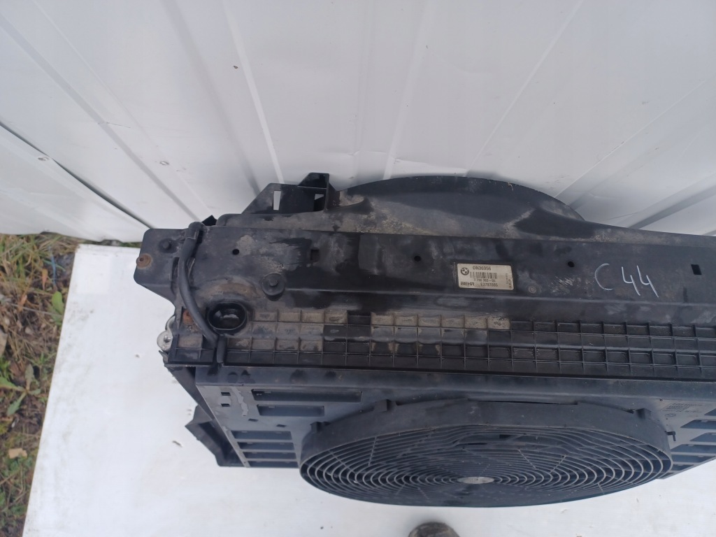 Bmw 7 e65 3.0d радіатор води комплект вентилятор 6921380 7795383 Доставка