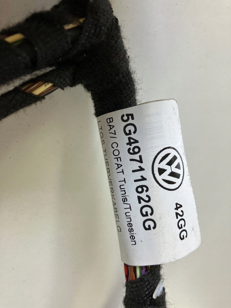 фото №5, Електропроводка джгут двері правий перед golf vii 7 5g4971162gg