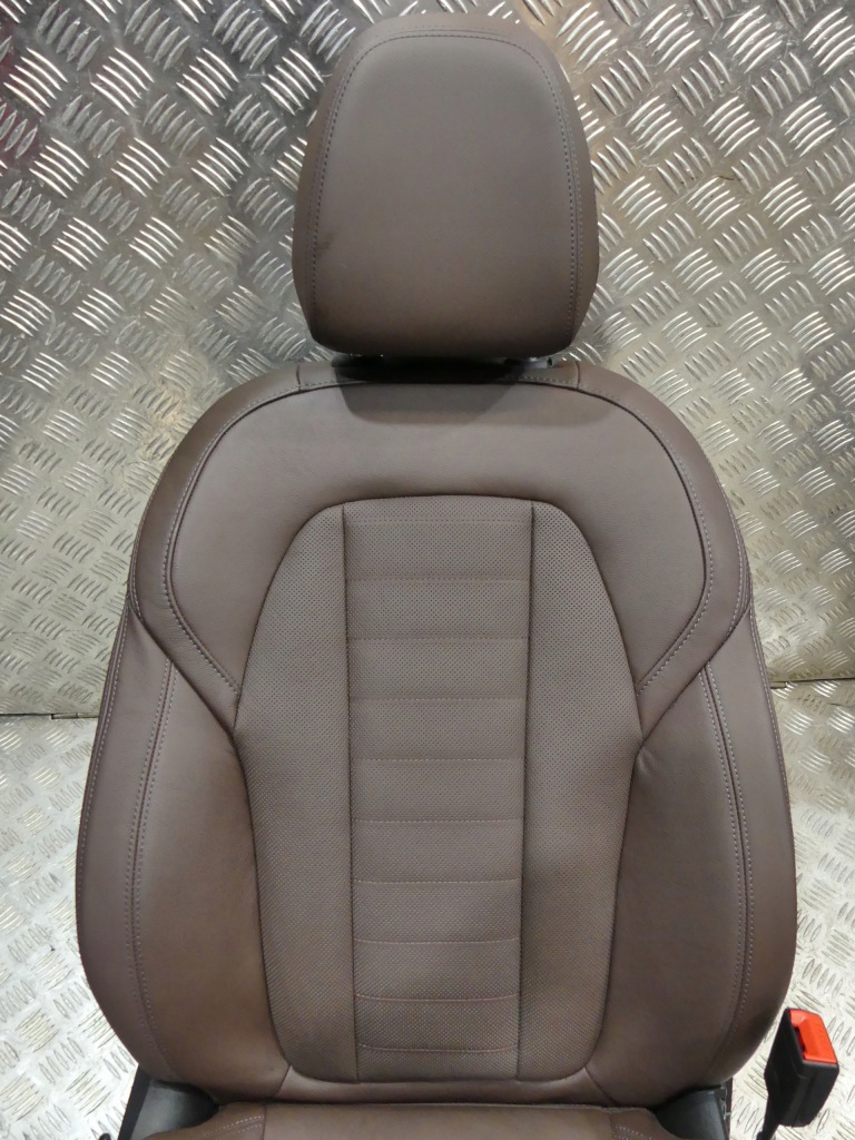 фото №12, Bmw x4 g02 оббивка сидіння заднє сидіння обшивки vernasca mokka вентиляція 15 km