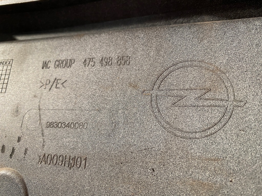 фото №10, Opel оригинальный номер 9830340080 бампер