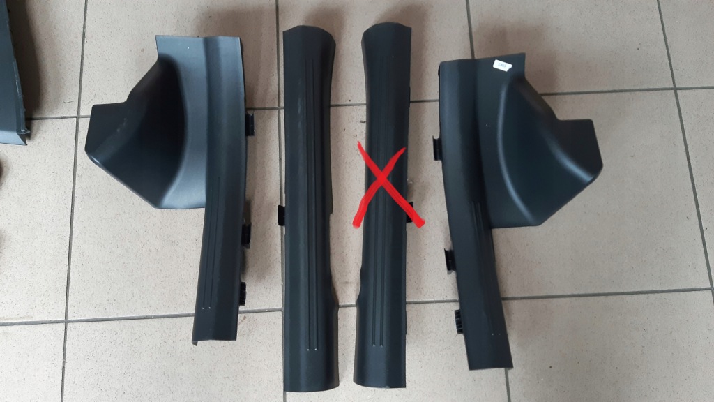 фото №1, Kia niro ii 2022-24 молдинг заглушка захист накладка поріг na поріг поріг