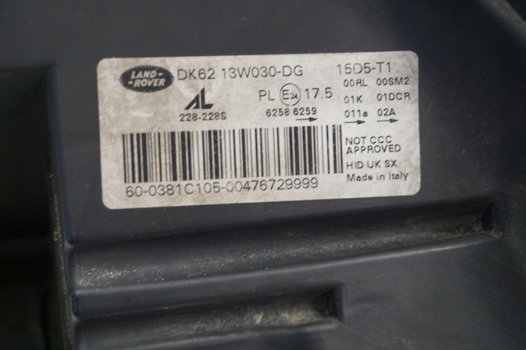 фото №8, Range rover sport l494 лампа лівий перед ксенон uk