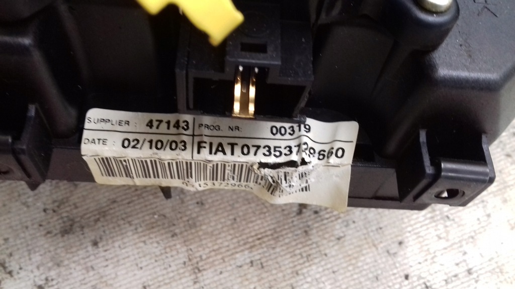 фото №6, Перемикач комбінований перемикач підрульовий 07353739660 круїз-контроль fiat stilo 3d 01-