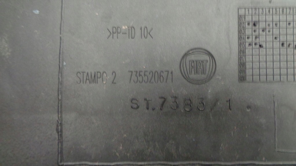 фото №13, Бампер fiat panda 3 iii 2012- передній перед granatowy 567a kompletny