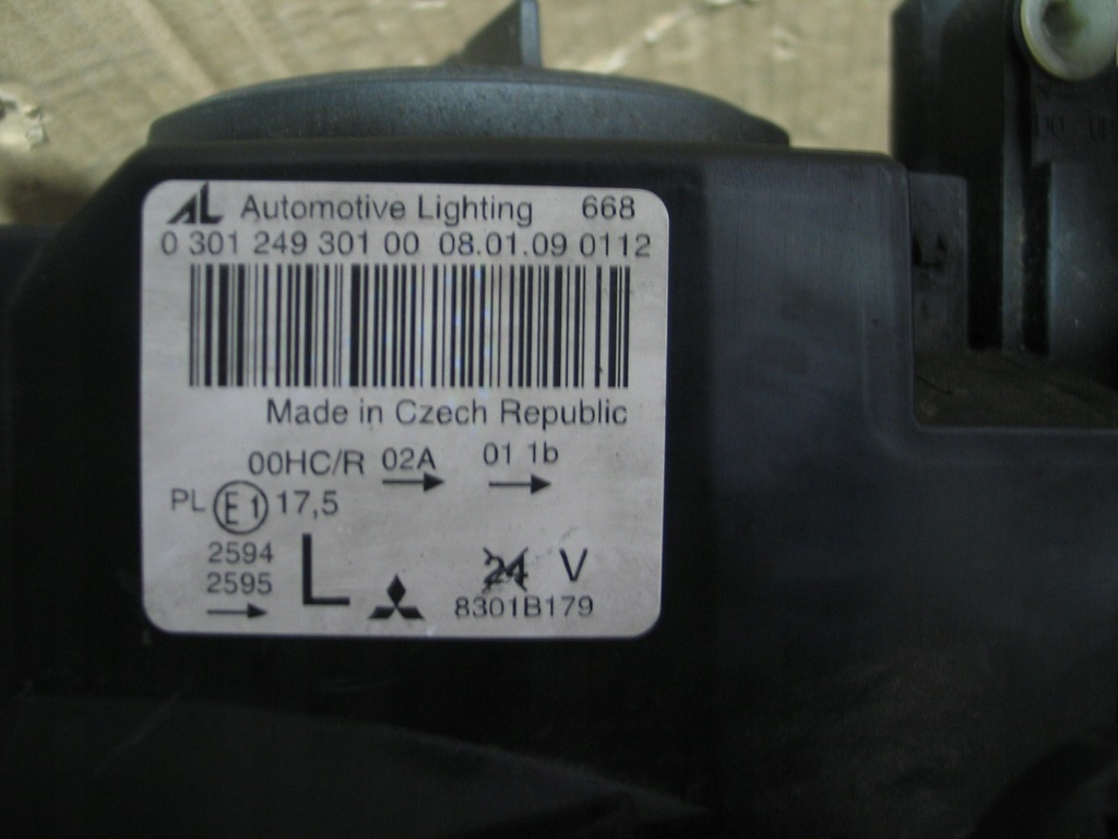 фото №14, Лампа ліва перед mitsubishi colt vi z30 08- lift europa