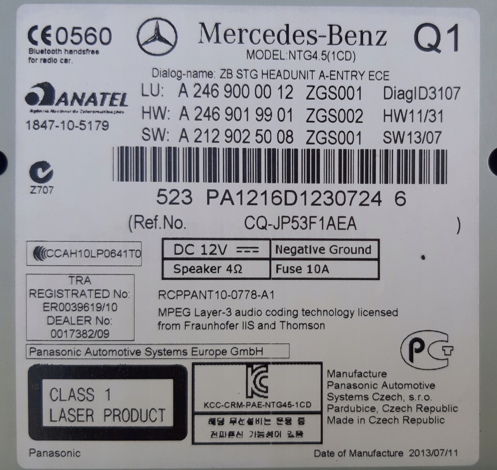 фото №12, Mercedes cla w117 gla x156 w246 w176 w242 радіо ntg4 navi