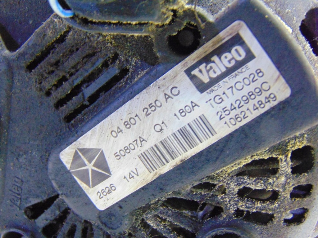 Генератор jeep chrysler 3.0 crd 04801250ac в Украине