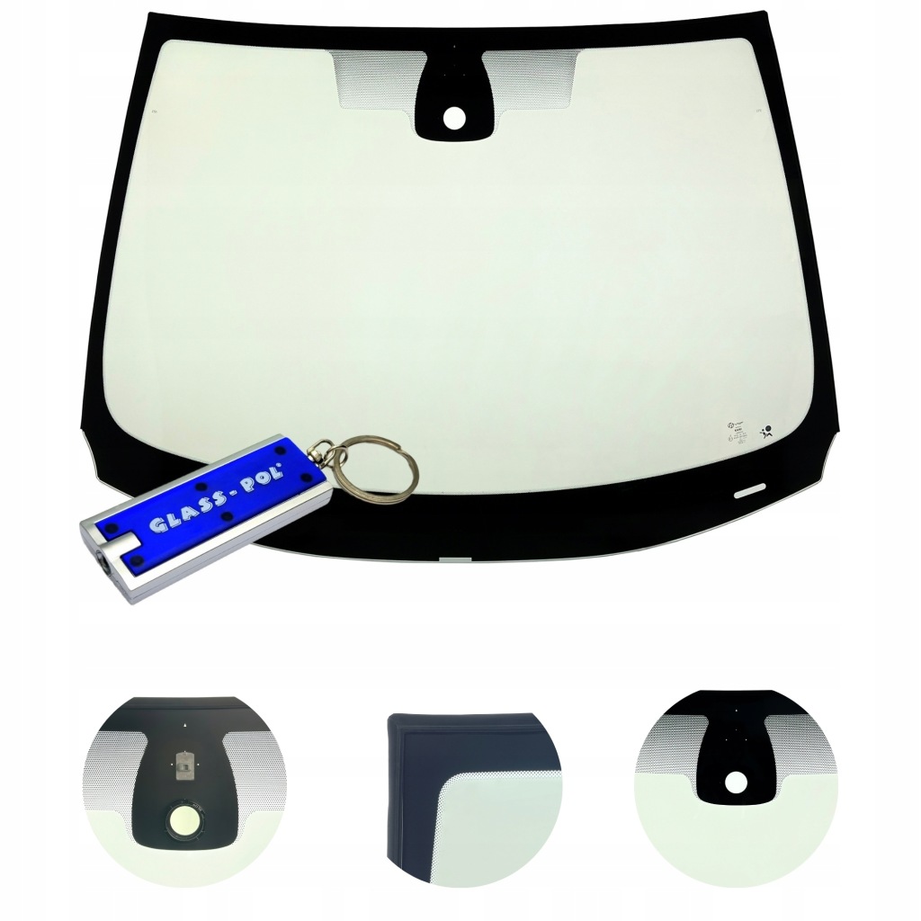 фото №1, Скло лобове передня renault laguna iii 2007- solar датчик nowa