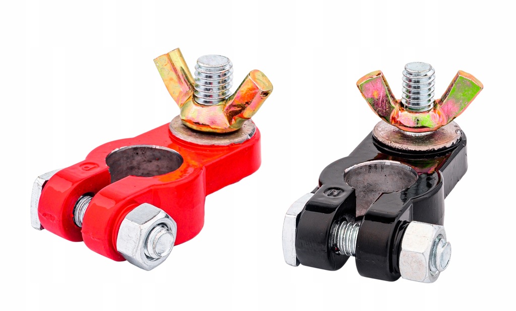 фото №15, Клеммы do аккумулятор универсальные oczkowe клемма с zaciskami бабочка 17 19mm