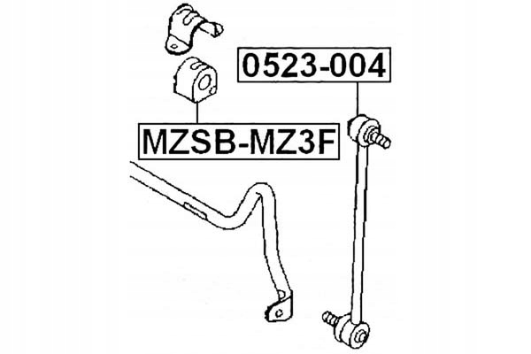 фото №1, Febest 0523-004 тяга / кронштейн, стабилизатор