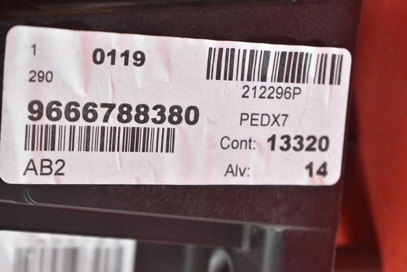 фото №7, Педаль педалі гальмо автоматична коробка передач 9666788380 citroen c5 ii x7 iii 08-17