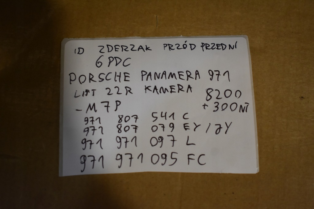 Купить Idealny бампер перед передний 6 pdc porsche panamera 971 lift 22r. камера 1