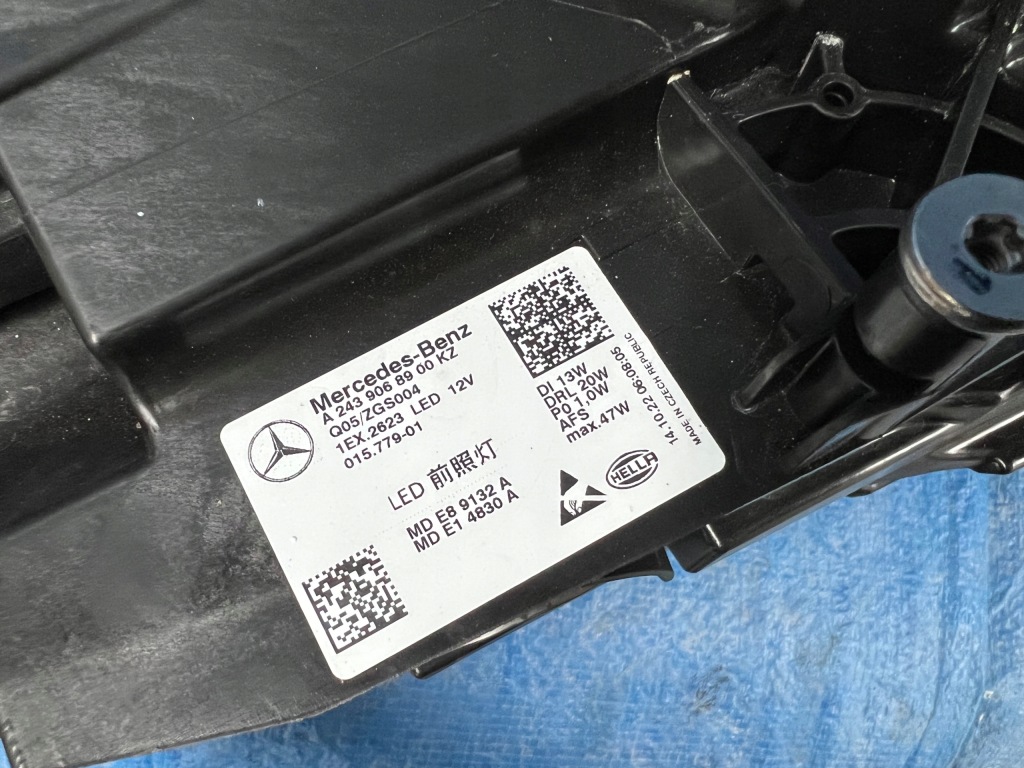 Mercedes eqb w243 ліва фара full led performance Недорого