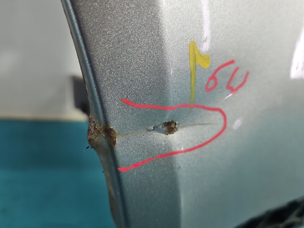 фото №9, Крыло перед правый audi a4 b6 серебристый