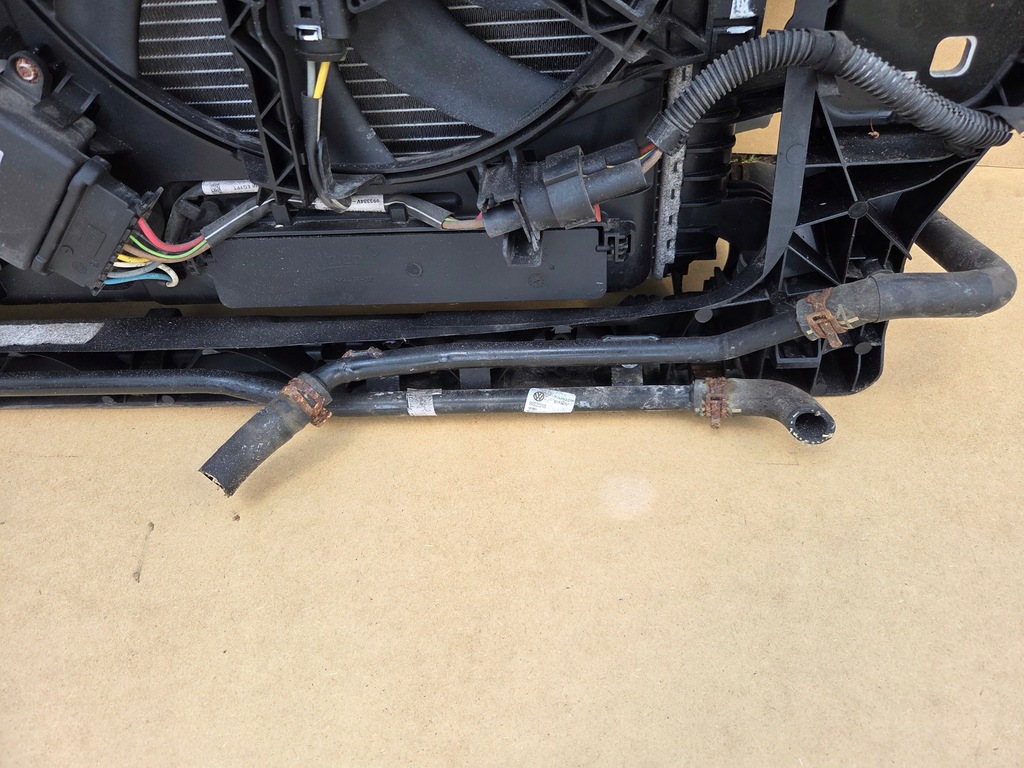 фото №7, Комплект радіатор pas передній вентилятори audi q3 8u 1.4 2.0 tfsi 2013-2018