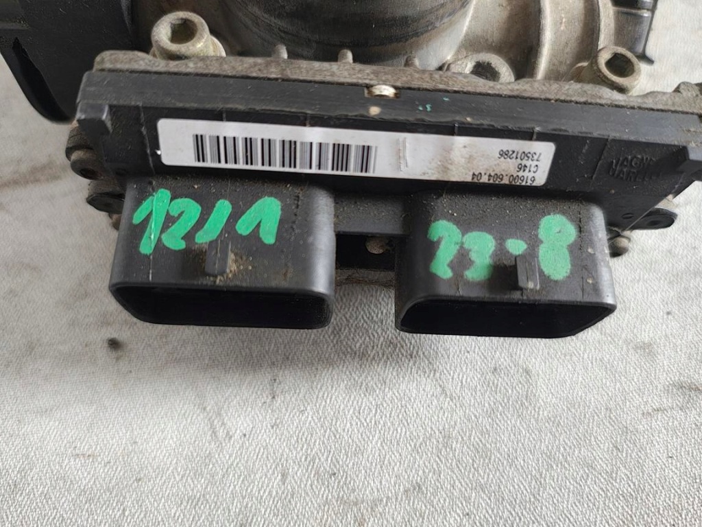 Fiat punto ii дроссельная заслонка блок управления двигателя 1.2 8v 73501286 iaw59fe4 Киев