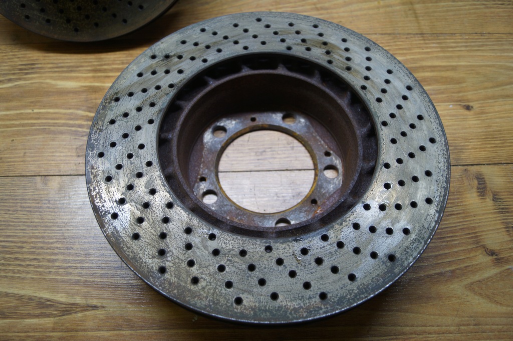 фото №13, Тормозные диски тормозные перед porsche 911 997 3.6b 318mm