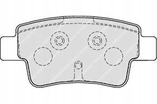 фото №1, Ferodo fdb1858 набор тормозных колодок тормозных, тормоза дисковые