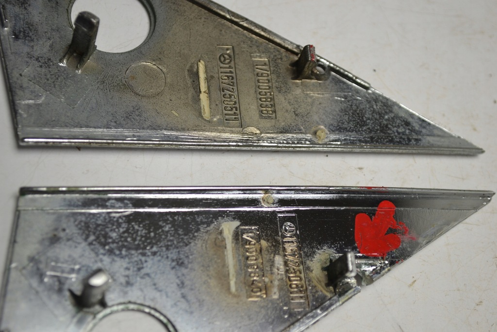 фото №6, Mercedes w116 накладки треугольники зеркал