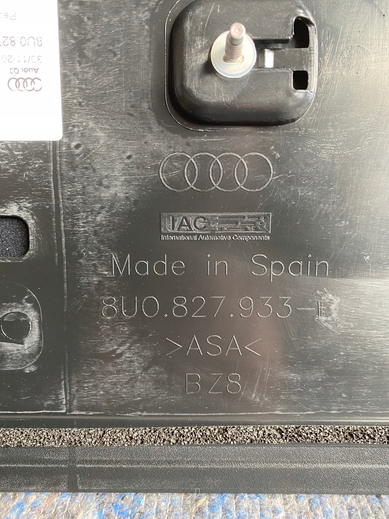 фото №16, Спойлер крышки спойлер задняя audi q3 8u0827933