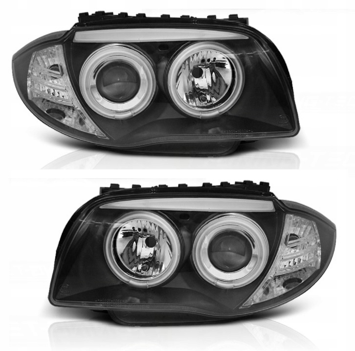 фото №1, Фара лампы kpl кольца angel eyes led ccfl тюнинг bmw 1 e81 e82 e87 e88