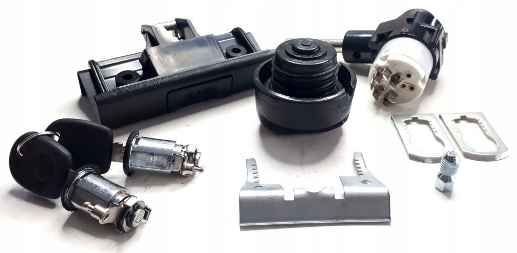 фото №3, Набор замки дверь + замок зажигания skoda felicia