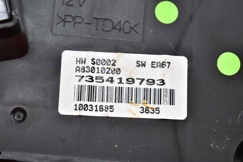 фото №11, Панель управление обдув кондиционер 735419793 fiat grande punto 05-10