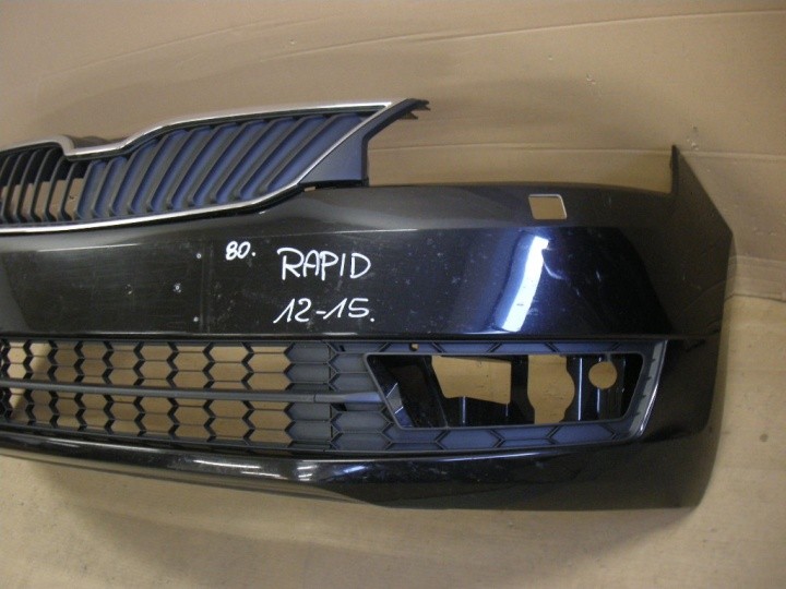 фото №2, Skoda rapid 5ja 2012 бампер перед