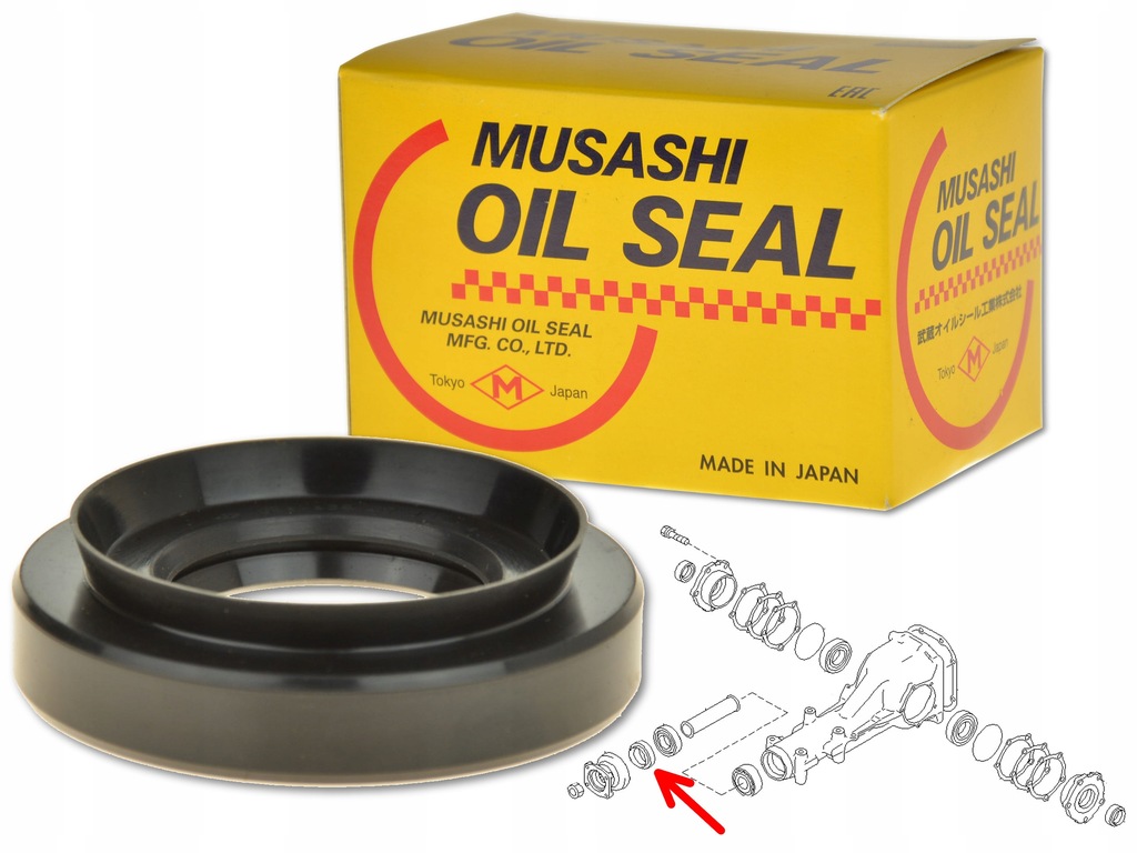 фото №1, Subaru legacy ii 93-98 сальник мост задняя