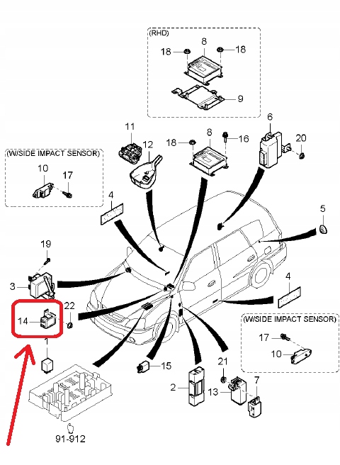 фото №6, Модуль иммобилайзер kia shuma, carens ii, sorento