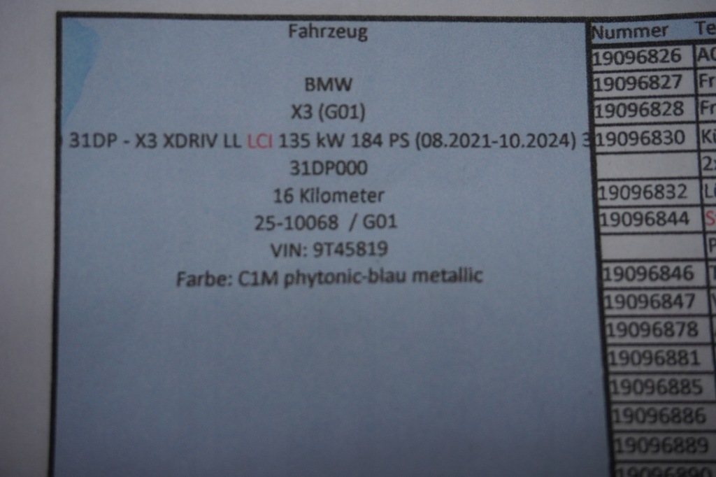 фото №6, Рамки накладки дверь задняя bmw x3 g01 7422705