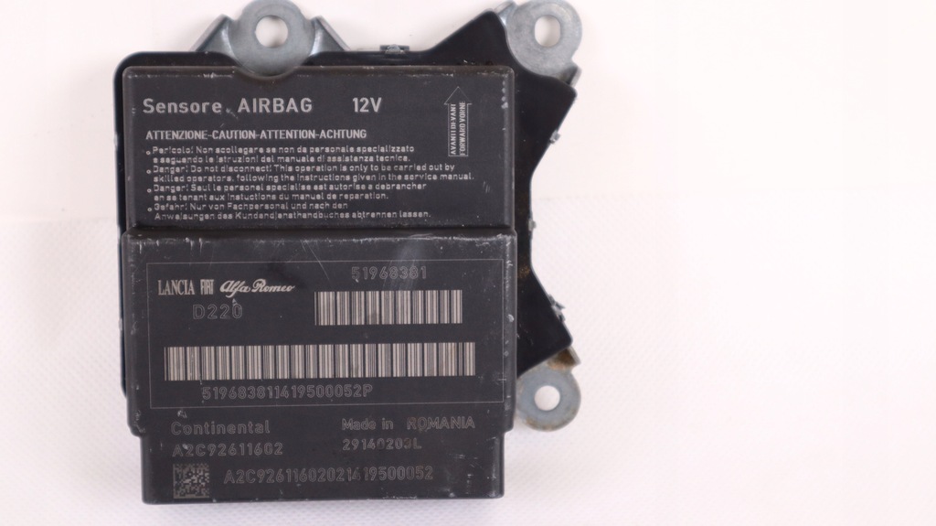 фото №1, Fiat 500l модуль подушка безопасности 51968381