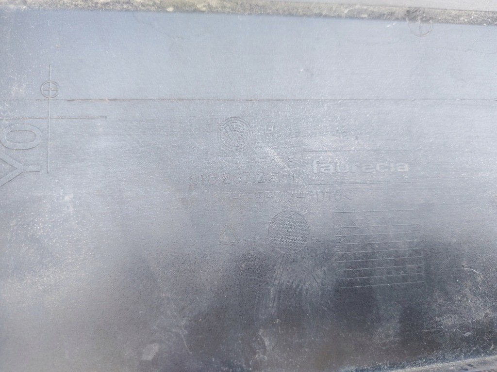 фото №14, Vw sharan 10- 7n бампер передний перед