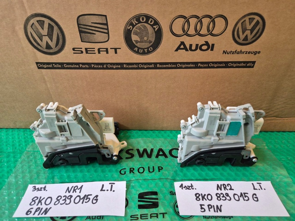 фото №7, Замок дверь левый задняя a3 a4 a8 q3 q5 q7 rs3 rsq3 8k0839015f / 8k0839015g