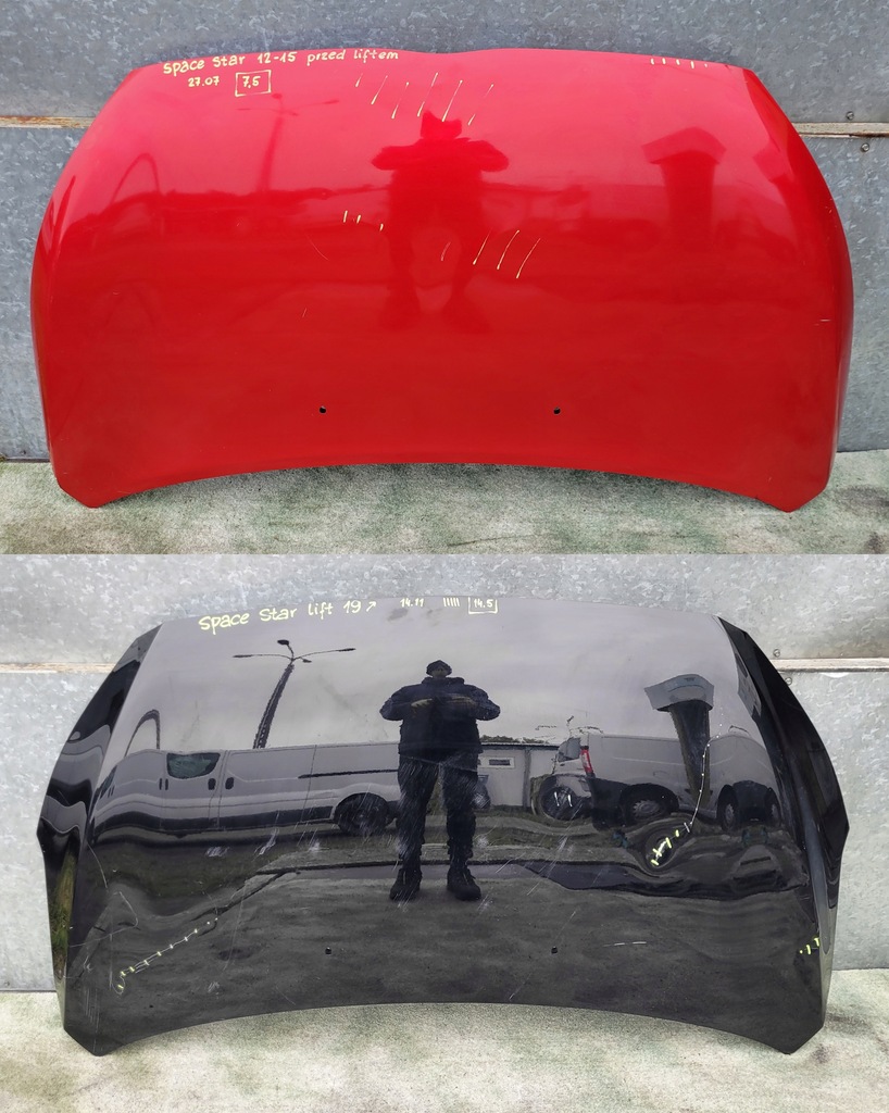 фото №1, Капот mitsubishi space star przed liftem 2012-15 / lift 2019-