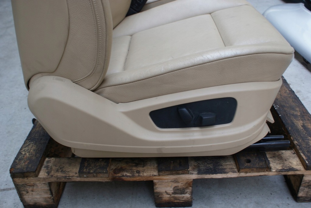 фото №6, Bmw e70 x5 сидіння шкіра заднє сидіння сидіння бежеві сидіння