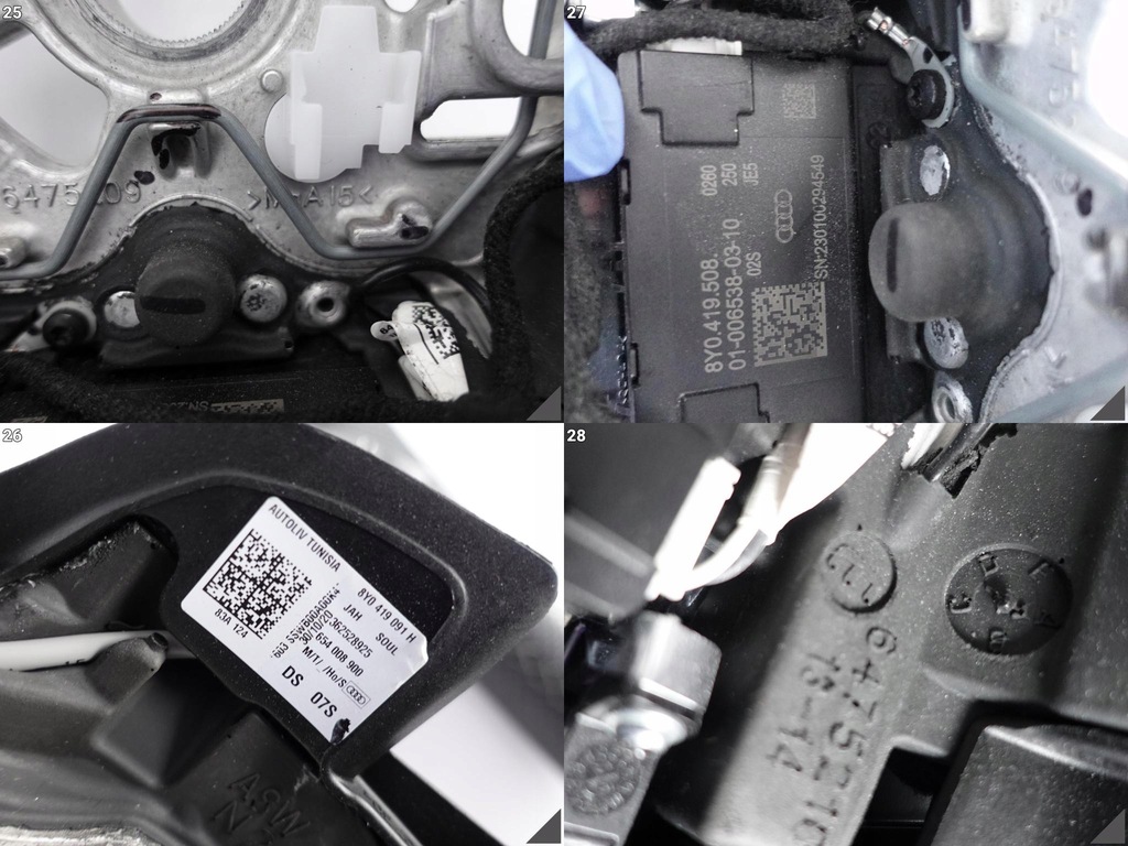 фото №11, Audi s3 a3 8y0 sq3 83a s-line воздуховод лепестки переключения