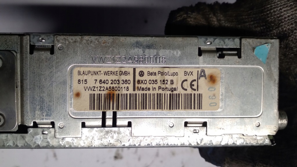Vw polo 3 6n радио заводской кассета 6x0035152b Доставка