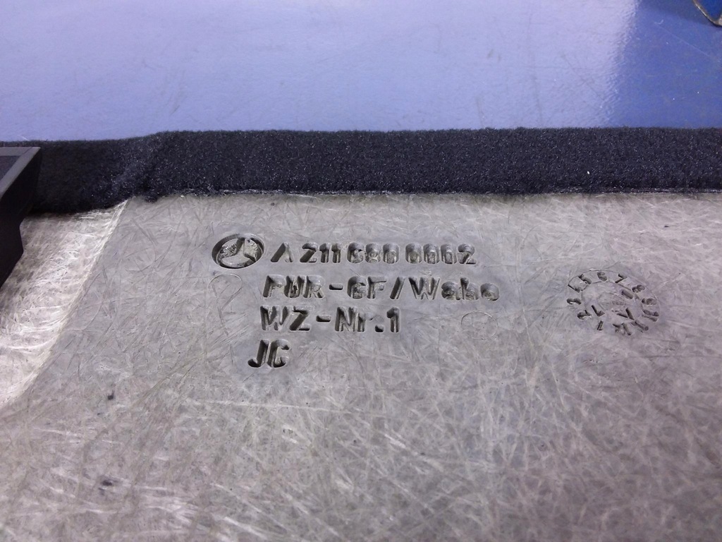 фото №4, Mercedes e w211 kombi підлога плита багажника