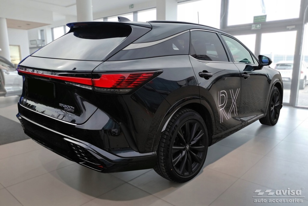 фото №6, Lexus rx v al3 молдинг стальной накладка na бампер задняя