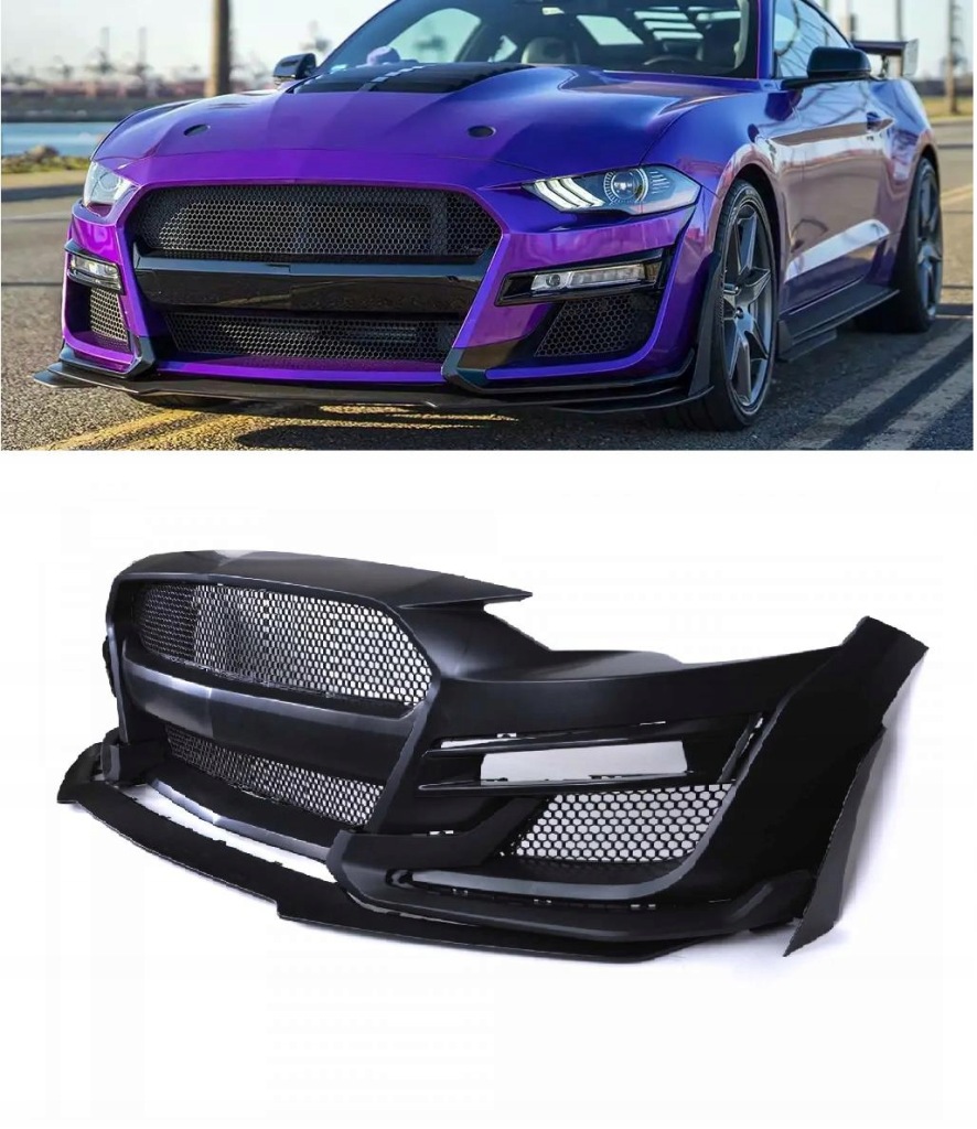 фото №1, Ford mustang 2018 - 2023 передній бампер 5