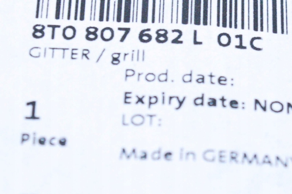 фото №9, Audi a5 s5 8ta передний бампер правый противотуманный решётка новый оригинальный