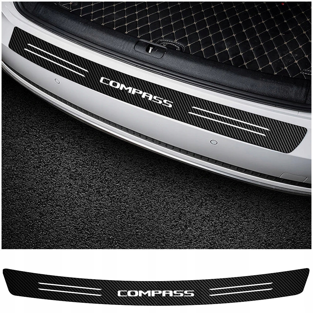 фото №1, Наклейка плівка захисна бампер jeep compass