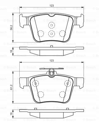 фото №4, Гальмівні диски гальмівні колодки задня bosch vw arteon