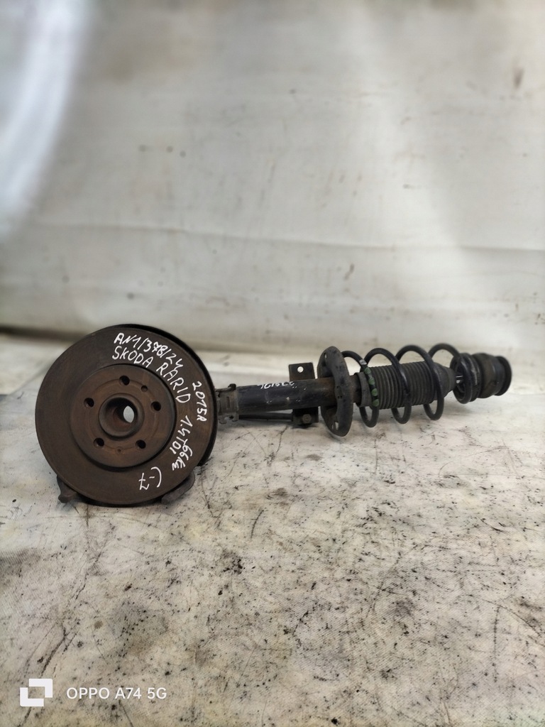 фото №10, Поворотний кулак амортизаторна стійка правий перед skoda rapid 1.4tdi 66kw