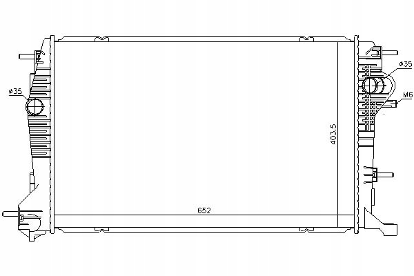 фото №1, Nissens радиатор двигателя renault grand scenic iii