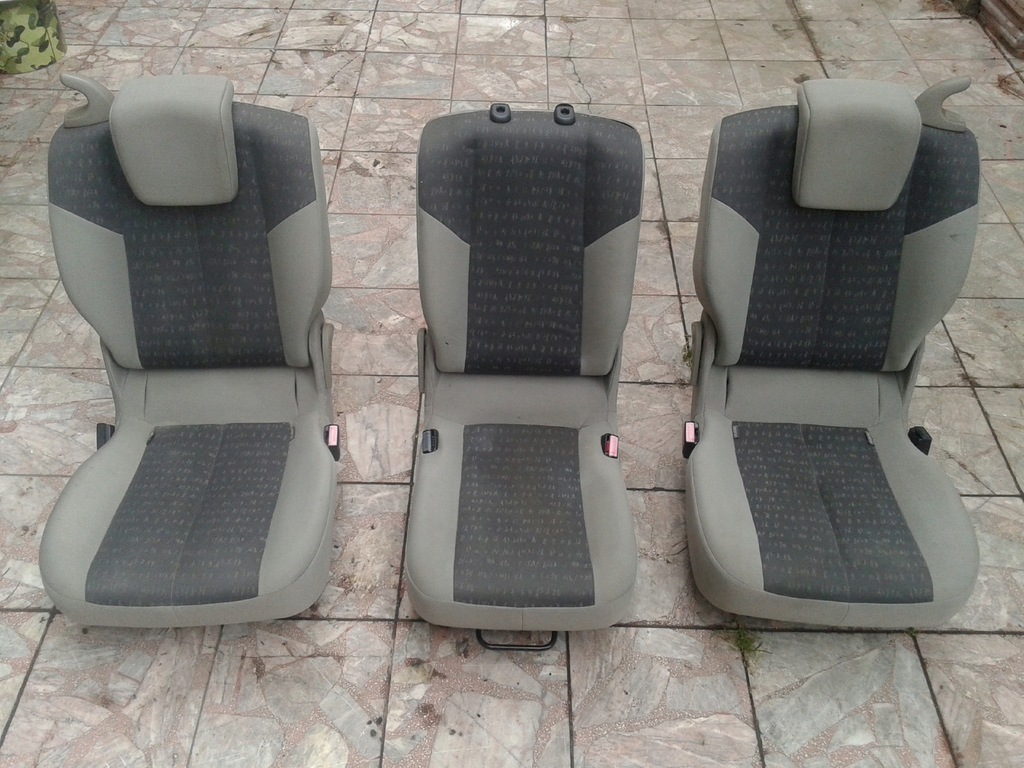 фото №8, Сиденье перед левый + правый + сиденья задняя задние renault scenic ii 2 03-09