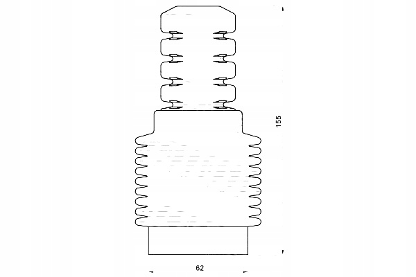 фото №3, Захист передній амортизатора з відбійник febest